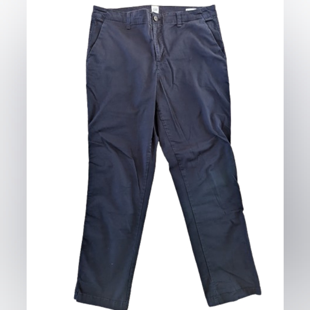 GAP Girlfriend Chinos, Navy Blue, 10